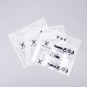 Schwarze wieder verwendbare Kunststoff-Grip-Seal-Druck verschluss beutel mit wieder verwendbarer und wieder versch ließbarer Druck funktion - Product Image 4