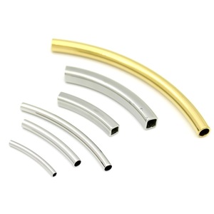 Tubes ronds creux en acier inoxydable Anno Jewelry pour la fabrication de bijoux DIY, connecteurs pour bracelets, 5 tailles disponibles - Product Image 1