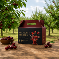 Boîte d'expédition en carton ondulé FruitVault pour fruits frais, emballage personnalisé pour légumes et produits horticoles, vente en gros