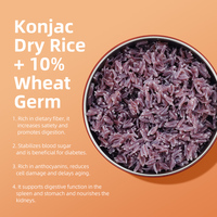 High Quality Black Grain Low Fat Chinese Shiratki Dry Instant Rice 18 Months Shelf Life Ketoslim Mo