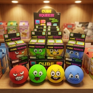 Jouet anti-stress en forme de cube à visser, amusant et moelleux, pour enfants et adultes - Product Image 1