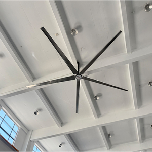 Ventilador de Techo Industrial Híbrido HVLS <span class=keywords><strong>AIFON</strong></span> de 18 Pies, Ventilador de Techo Grande para Almacén, Taller, Gimnasio con Panel Solar - Product Image 3