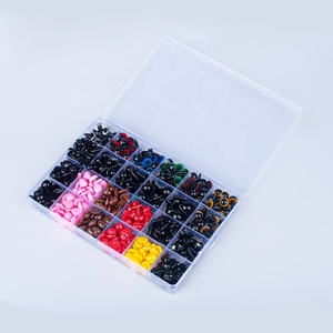 Kit Fai-da-te 24 Griglie con 1040 Pezzi Colorati di Occhi e Nasini di Sicurezza in Plastica con Rondelle per Orsetti, Bambole Morbide e Modellini Giocattolo - Product Image 5