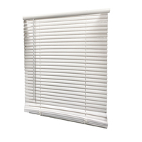 Stores verticaux sans fil en PVC imitation bois de haute qualité, blancs, pour intérieur, persiennes plaquées, durables, faciles à nettoyer, design moderne