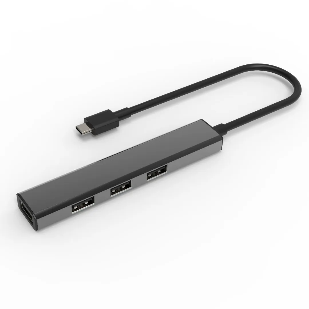 محور USB C 3.0 نوع C 3.1 4 مهايئ متعدد الفاصل Otg متوافق مع شاومي لينوفو ماك بوك برو 13 15 اير برو اكسسوارات الكمبيوتر