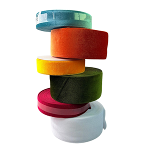 Ruban élastique en velours de luxe Boca, large bande de tissu extensible pour la garniture de vêtements, les accessoires capillaires et la décoration intérieure - Product Image 3