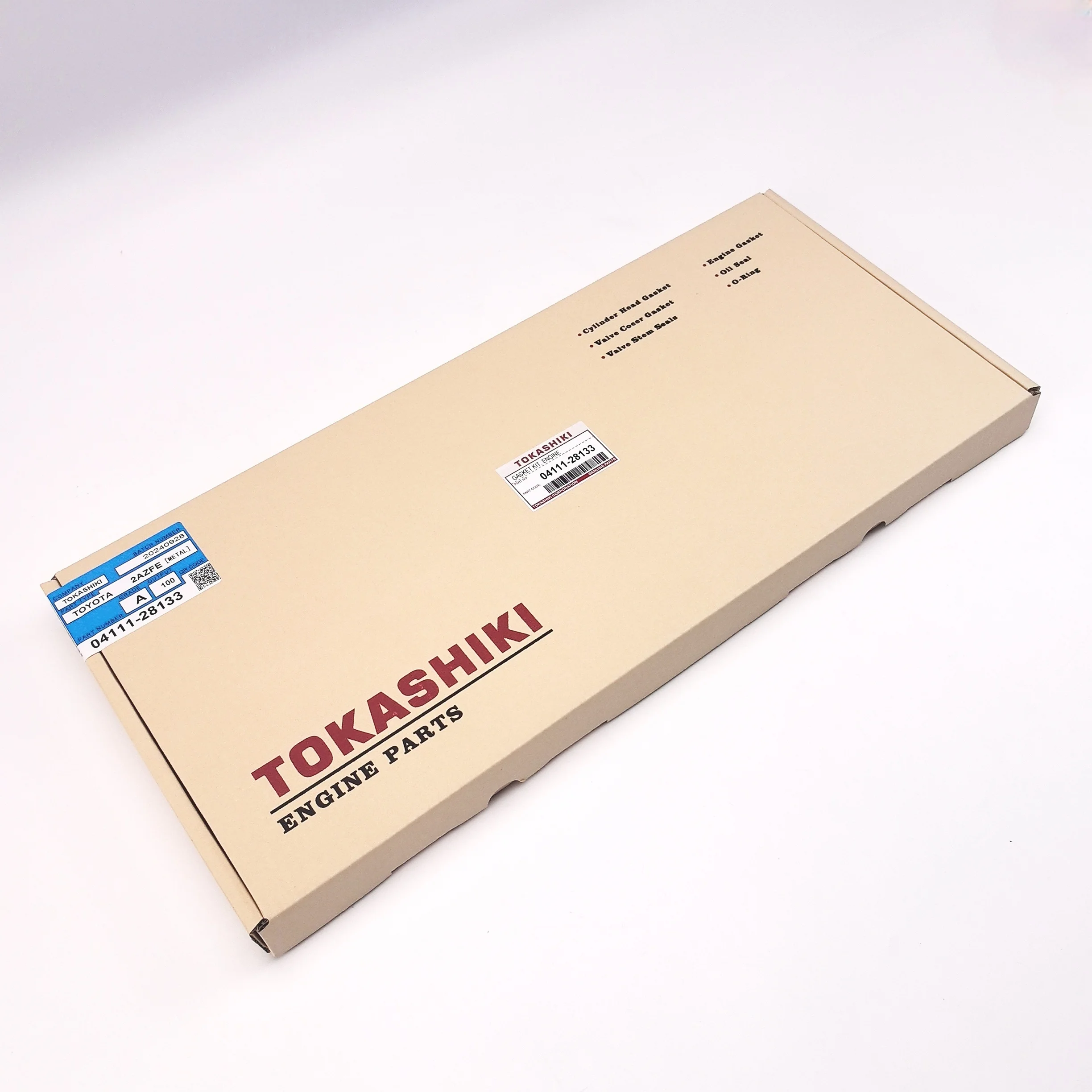 2AZFE Engine Overhaul Gasket Kit - High-Quality TOKASHIKI