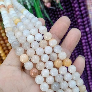 Pierre de cristal naturel perles en vrac en gros 4/6/8/10/12mm pierre naturelle colorée ronde pierres précieuses perles en vrac fabrication de bijoux à bricoler soi-même - Product Image 5