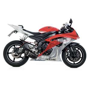 Sistema di scarico moto in fibra di carbonio della fabbrica per YAMAHA YZF-R6 2006-2021 17032 modello - Product Image 1