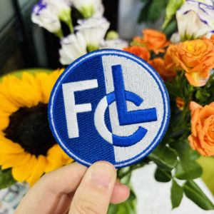 Thăng hoa trống các bản vá lỗi tùy chỉnh bán buôn với móc và vòng lặp/không dệt/sắt trên ủng hộ Bảng chữ cái New York các bản vá lỗi - Product Image 2