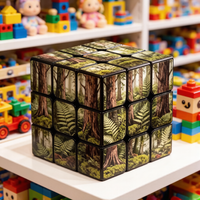 Cube Magique Mini en Plastique ABS Personnalisé en Usine, Vente en Gros, Haute Qualité, Cubes Magiques Personnalisés pour Enfants