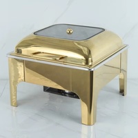 Plat de service de luxe pour buffet, chauffe-plats professionnel pour traiteur, matériel hôtelier pour banquets de mariage et salles de réception