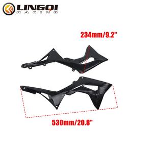 LINGQI Racing PP Plastic Front Side <span class=keywords><strong>Fender</strong></span> Body Guardabarros Kit para 49CC Teenager Dirt Pit Bike Componentes de motocicleta - Product Image 3