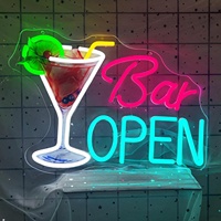 Enseigne néon personnalisée pour bar, livraison rapide, design gratuit