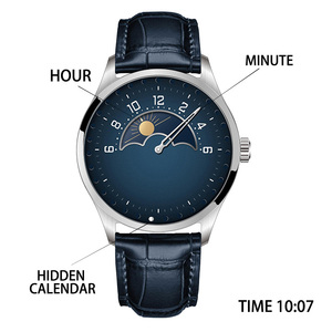 <span class=keywords><strong>Orologio</strong></span> Meccanico Personalizzato OEM con Logo, Indicatore Giorno/Notte in Oro Rosa, <span class=keywords><strong>Orologio</strong></span> <span class=keywords><strong>da</strong></span> <span class=keywords><strong>Polso</strong></span> Automatico con Movimento Miyota - Product Image 2