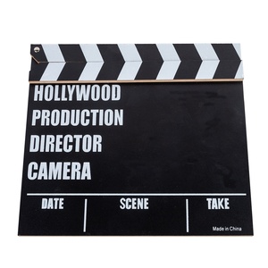 En gros Écologique En <span class=keywords><strong>Bois</strong></span> Directeur Conseil Clap Film Photographie Props Gravé Sculpture Peint Usage Domestique HHEYE - Product Image 5
