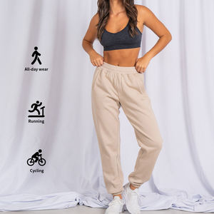 กางเกงกีฬาสำหรับผู้หญิงกางเกงฮาเร็มผ้าวูลใส่สบายพิมพ์โลโก้ได้ตามต้องการ - Product Image 5