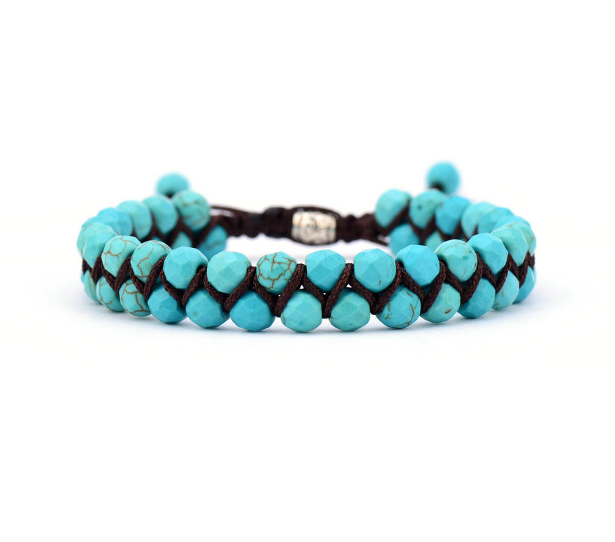 Femme turquoise Argent