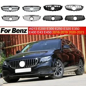 <b>For</b> Mercede Benz W213 E200 E300 E250 E320 E350 E400 E43 E450 2016-2019 2020-2023 Front Bumper <b>Grille</b> Refit Hood <b>Mesh</b> Grid - Product Image 1