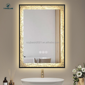 <span class=keywords><strong>Miroir</strong></span> intelligent <span class=keywords><strong>de</strong></span> luxe au design artistique, <span class=keywords><strong>miroir</strong></span> mural LED pour <span class=keywords><strong>salle</strong></span> <span class=keywords><strong>de</strong></span> <span class=keywords><strong>bain</strong></span>, <span class=keywords><strong>luminaire</strong></span> <span class=keywords><strong>de</strong></span> maquillage intelligent anti-buée pour salon et hôtel - Product Image 6