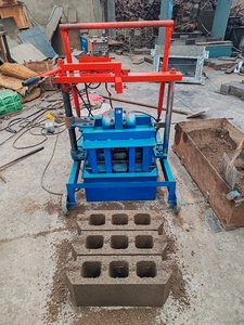 Nhỏ di động gạch rỗng nhà sản xuất máy giá thấp khối làm thiết bị bê tông xi măng gạch làm máy móc - Product Image 2