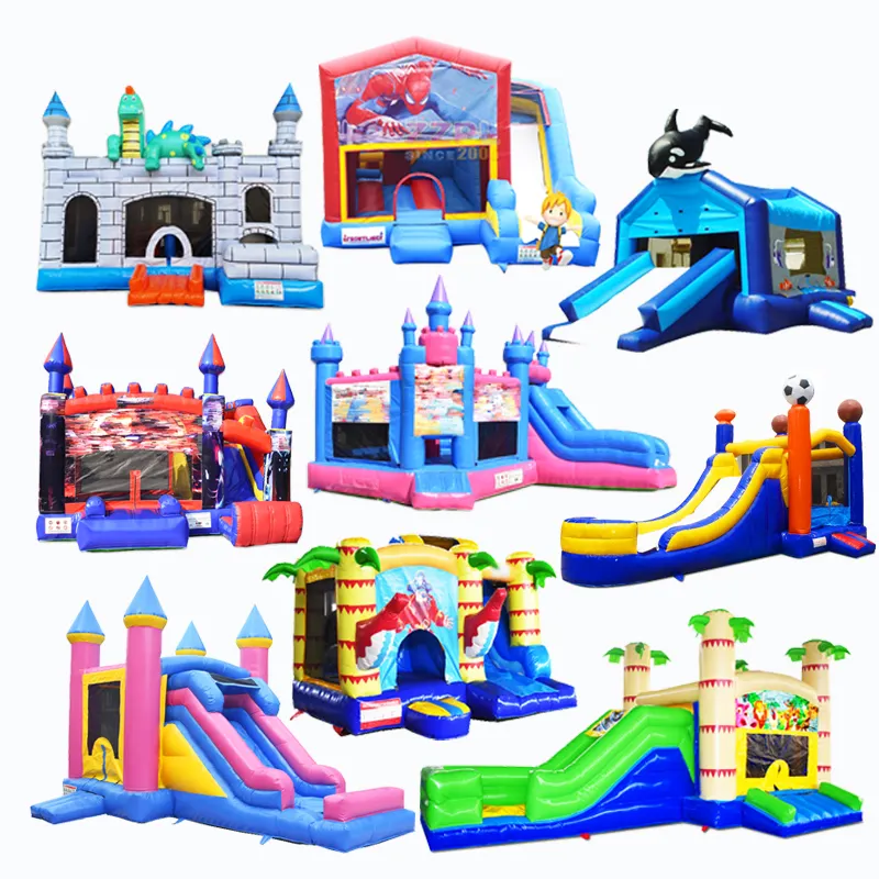 How To Make A Inflatable Bouncer Industrial Jumping Bouncy Castle Infatable Unicorn Inflatabel Ready Ship