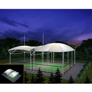 Structure de membrane à grande portée pour couverture de terrain de basketball, structure tendue pour toit sportif, toit de piscine - Product Image 2