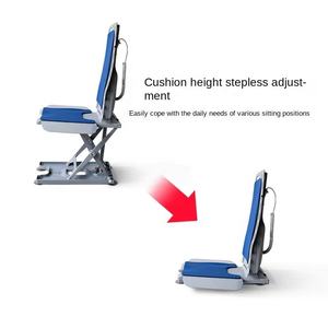 MSMT Chaise élévatrice de bain électrique Siège de douche motorisé avec dossier bleu et contrôleur de main étanche <span class=keywords><strong>pour</strong></span> salle de bain - Product Image 2