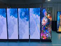 Afficheur LED vertical pour magasin de détail, léger, sur roulettes, avec WiFi, signalisation numérique, écran publicitaire LED intérieur