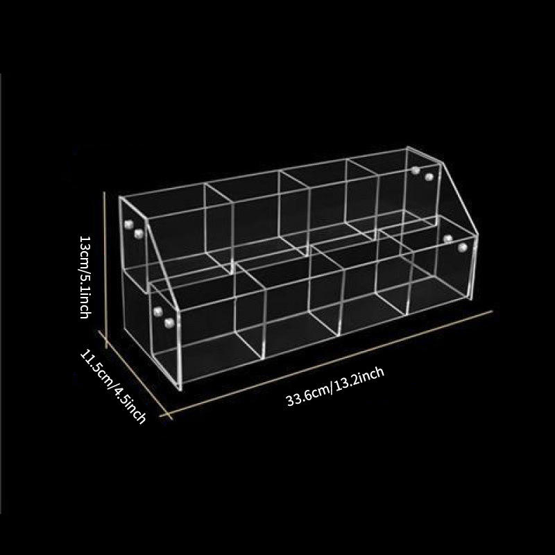 Grand aquarium porte-stylo à deux couches et quatre compartiments