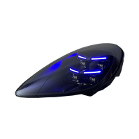 Phares de voiture SJC pour Porsche 2017-2024 718 Cayman Boxster Mise à niveau vers le nouveau style 2025 911 Phares à LED matriciels