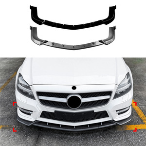 Amp-Z Mercedes-Benz Cls C218 Front Lip Splitter Carbon Fiber Texture Matte Finish 2011-2013 Amg Line - Product Image 4