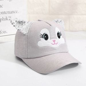 Wholesale Custom Embroidery 5 Panel Cute <b>pink</b> Baby Boys Girls Kids Baseball Cap With Ears - Product Image 5