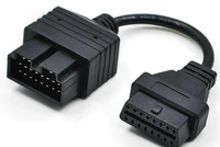 Câble adaptateur Linkyou OBD 20 broches vers 16 broches, mâle vers femelle, pour 02 Touring (E6) 1971-1975, 12-24V, outils de diagnostic automobile