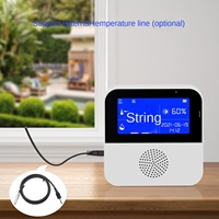 Mètre de température et d'humidité intelligent WiFi Graffiti pour la maison avec interface USB, surveillance en temps réel, détecteur d'application pour Android OS