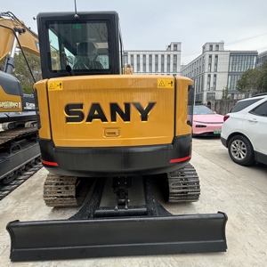 รถขุดตีนตะขาบ SANY SY55U มือสอง ขนาด 5.5 ตัน ระบบไฮดรอลิก รถขุดขนาดเล็ก ชั่วโมงการทำงานต่ำ เครื่องจักรก่อสร้างสำหรับงานดิน มีสินค้าในสต็อก - Product Image 3