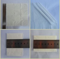 Mouchoirs en papier imprimés en pâte vierge, format de poche, avec logo personnalisé, jetables, 3 plis, en sachets en papier