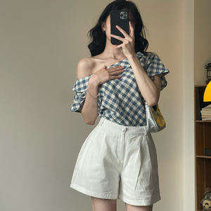 Shorts pour femmes de la meilleure qualité, couleur unie, coupe régulière, 100% coton, pantalon de survêtement, étiquette personnalisée, fabricant vietnamien - Product Image 4