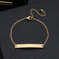 Pulseras Grabadas Personalizadas de Acero de Titanio para Mujeres y Niños, Brazalete con Texto Personalizado