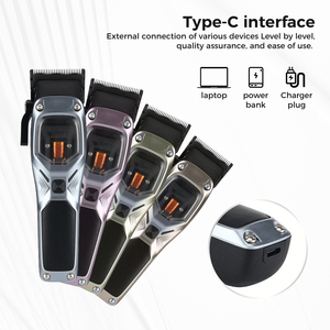 Máquina <span class=keywords><strong>de</strong></span> Corte <span class=keywords><strong>de</strong></span> Pelo Profesional para Barbería, Recubrimiento DLC, Motor Maglev, Alta Potencia, Alta Velocidad, para Hombres - Product Image 4