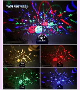 Lampe de projection ciel étoilé avec plusieurs modes d'éclairage pour la décoration de la maison, cadeau, fête - Product Image 3