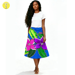 El Último Vestido Largo de Frangipani a la Moda, Vestido de Mujer de Alta Calidad de Wallis y <span class=keywords><strong>Futuna</strong></span>, Vestido Isleño de Estilo Hawaiano - Product Image 2