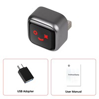 Podofo CarPlay AI Box, Nuevo Dongle 2 en 1 con Cable a Inalámbrico para Carplay y Android Auto, Adaptador Inalámbrico Portátil OEM para Carplay