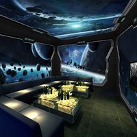 Papier peint 3D tridimensionnel pour bar industriel, salle de divertissement KTV, chambre privée, fond personnalisé ciel étoilé cosmique, plafond d'hôtel