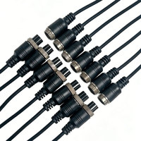 Cable de Adquisición de Datos de Aviación GX16 de 8 Pines, Impermeable, Multicanal, Cable de Señal Analógica para Medición Industrial
