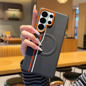 Custodia Magnetica Personalizzata in Pelle PU Bicolore con Blocco Colore per <span class=keywords><strong>Samsung</strong></span> S26 S24 S25 Ultra, <span class=keywords><strong>Cover</strong></span> Antiurto con Ricarica Wireless - Product Image 6