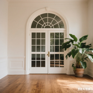 24 \ "ประตูโค้งไม้ & 48 \" สำหรับระเบียงในร่มประตูไม้พายุเฮอริเคนกระทบกระทบฝรั่งเศสสำหรับภายนอกห้องนอนห้องโถง-ลดราคา - Product Image 5