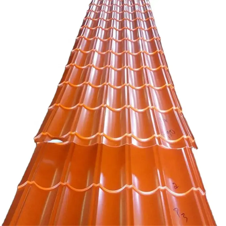 High Strength Galvanized DX51D Corrugated Metal Roofing Sheet Color Coated Steel Roof Sheet
