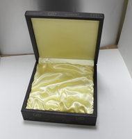 ROGOOD-Boîte d'emballage cadeau de parfum en bois MDF PU cuir style arabe, RGD-P1065