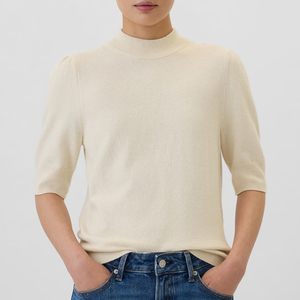 Wholesale Women's 100% Cotton Knitted <b>Pullover</b> <b>Sweaters</b> Anti-Wrinkle Quick Dry Breathable Anti-Pilling Casual Long Sleeve Winter - Product Image 3